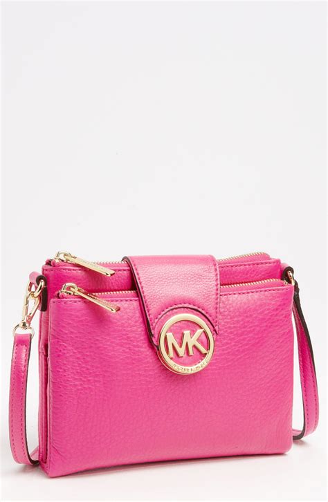 bright pink michael kors bag|Michael Kors pink crossbody bag.